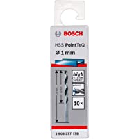 Bosch Professional 10 brocas helicoidales HSS PointTeQ- para metal- 1 x 12 x 34 mm- accesorio de taladro